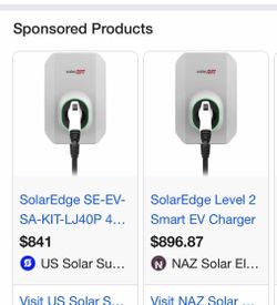 Solar edge ev charger