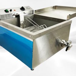 NSF Commercial Electric Donut Maker Machine Donut Fryer DF251