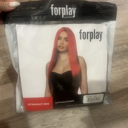 NEW Red Straight Wig