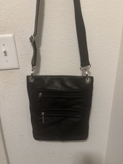Black Leather Purse 