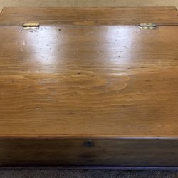Vintage Antique Wood Table Top Desk