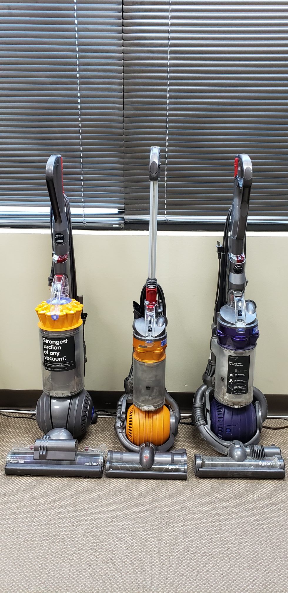 Various DYSON Uprights