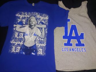 LA shirt and tank top