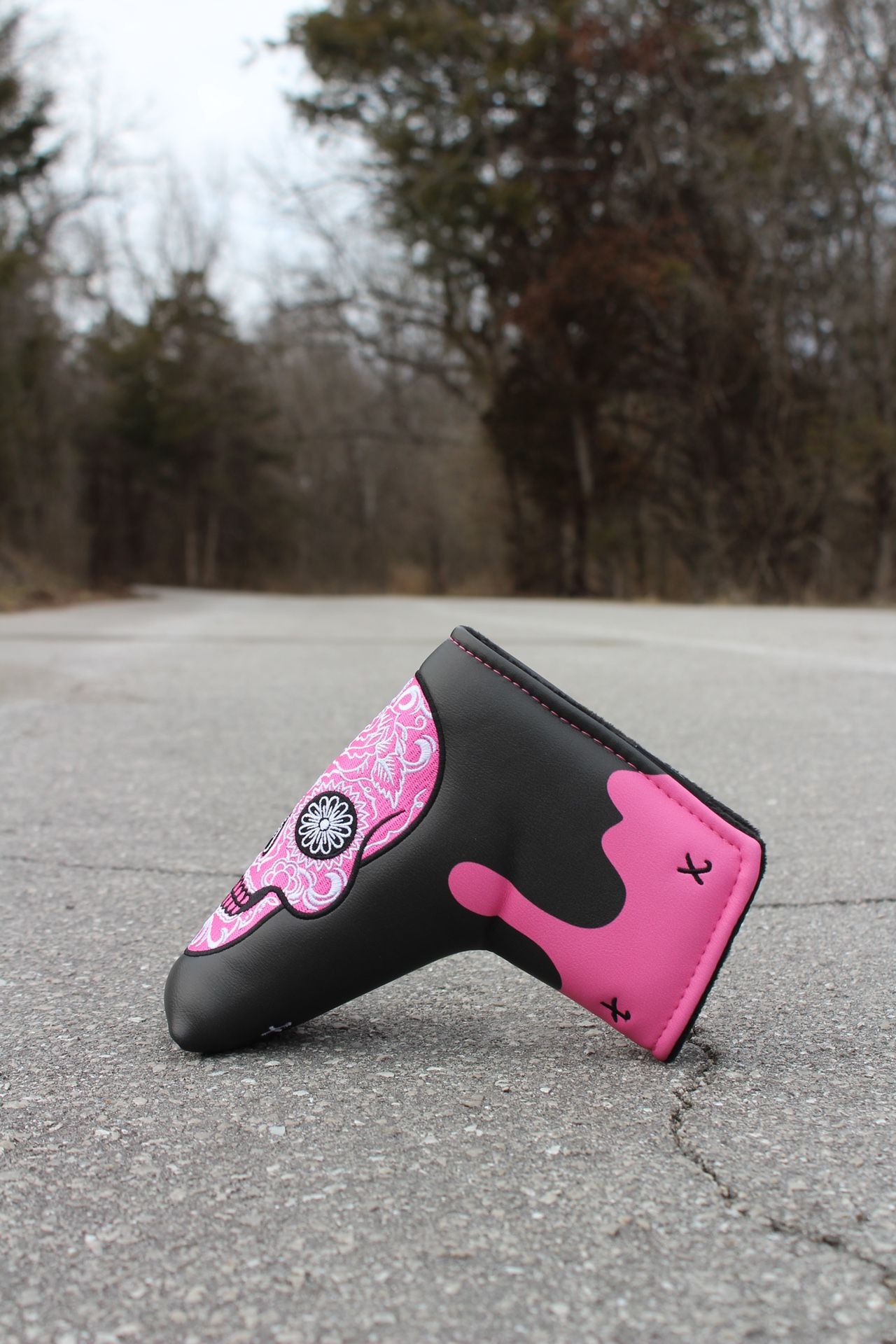 Rare Skull Golf Putter Headcover, High Quality Golf Putter Cover