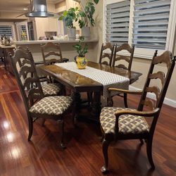 Ethan allen chairs. Six 