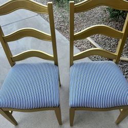 Gold Painted Chairs