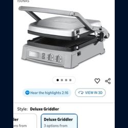 George Foreman Grill Pannini Press And Griddler - Cuisinart 