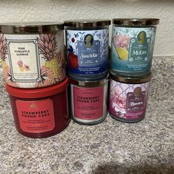 Bath and body works candles