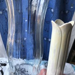 Lot kitchen fruit glass bowl And Candle Vase 
