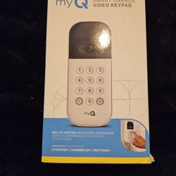 My Q Smart Garage Video Keypad