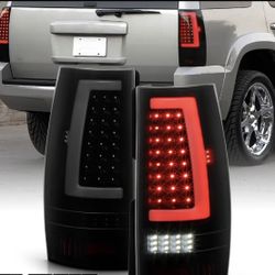 07-14 Chevy Tahoe Yukon Black Smoke LED Tail Lights