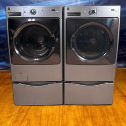 .Kenmore Washer And gas dryer free deliver and install 6 Month Warranty