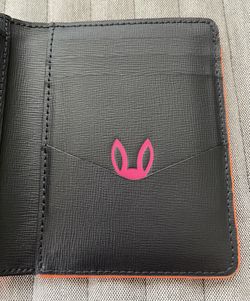 Psycho Bunny Billfold Leather Wallet - Black | NYCMode