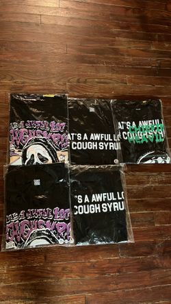 Awful lot of cough syrup tees