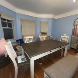 5 Piece Dining Table Set 