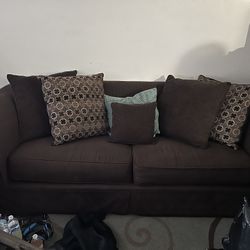 Brown Sofa Set 