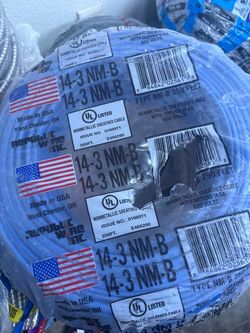 New Romex wire 14/3