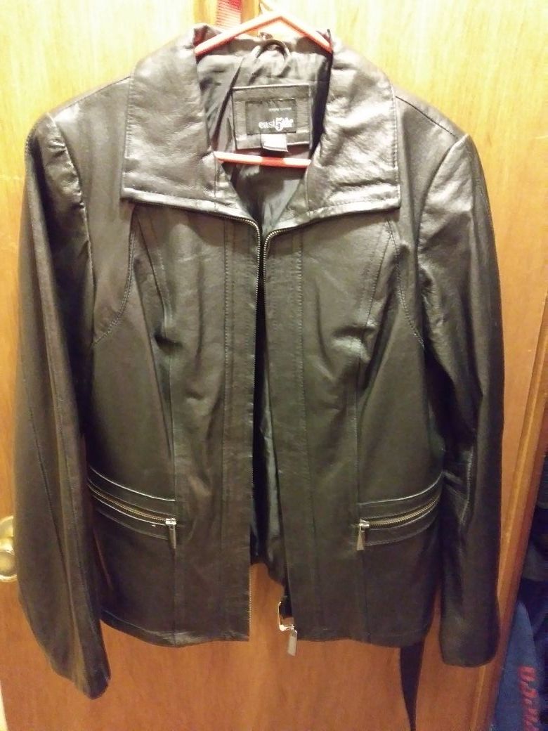 Women's leather jacket