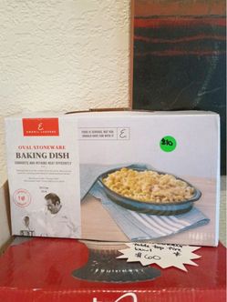 Emeril Lagasse Oval Stoneware Baking Dish