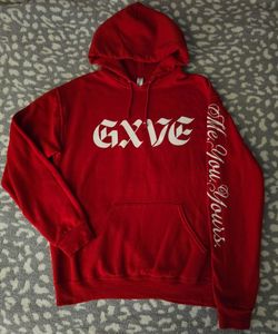 GWEN STEFANI Rare Limited Edition Red GXVE Hoodie (Adult Medium)