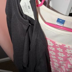 Little girl dress and cardigan