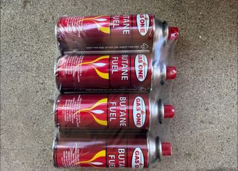 Butane Gas (4-Pack)