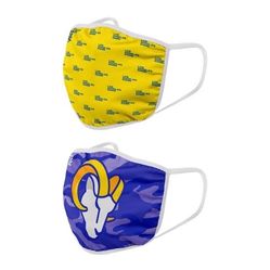 NFL Los Angeles Rams Adult & Youth Face Covering 2pk