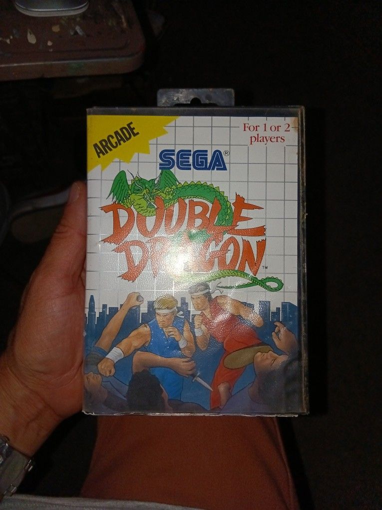 80's Double Dragon Sega Original Game $80