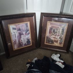 2 Large Wall Art Decor