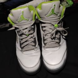 Green Jordan 5 