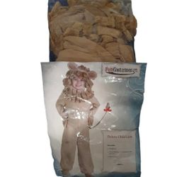 Lion Child Halloween Costume (Size Small  4/6) *Bodysuit *Headpiece *Shoes Covers. 