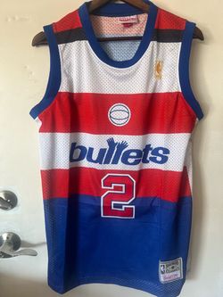 Chris Webber Washington Bullets New Jersey Size XL