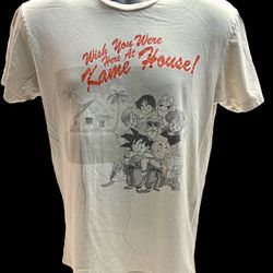 Dragon Ball Wish You Were Here Kame House T-Shirt – Goku, Krillin, Master Roshi