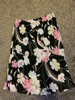 Flowers skirt