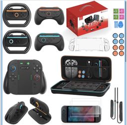 Uxilep 23 in 1 Accessories Bundle for Nintendo Switch 2