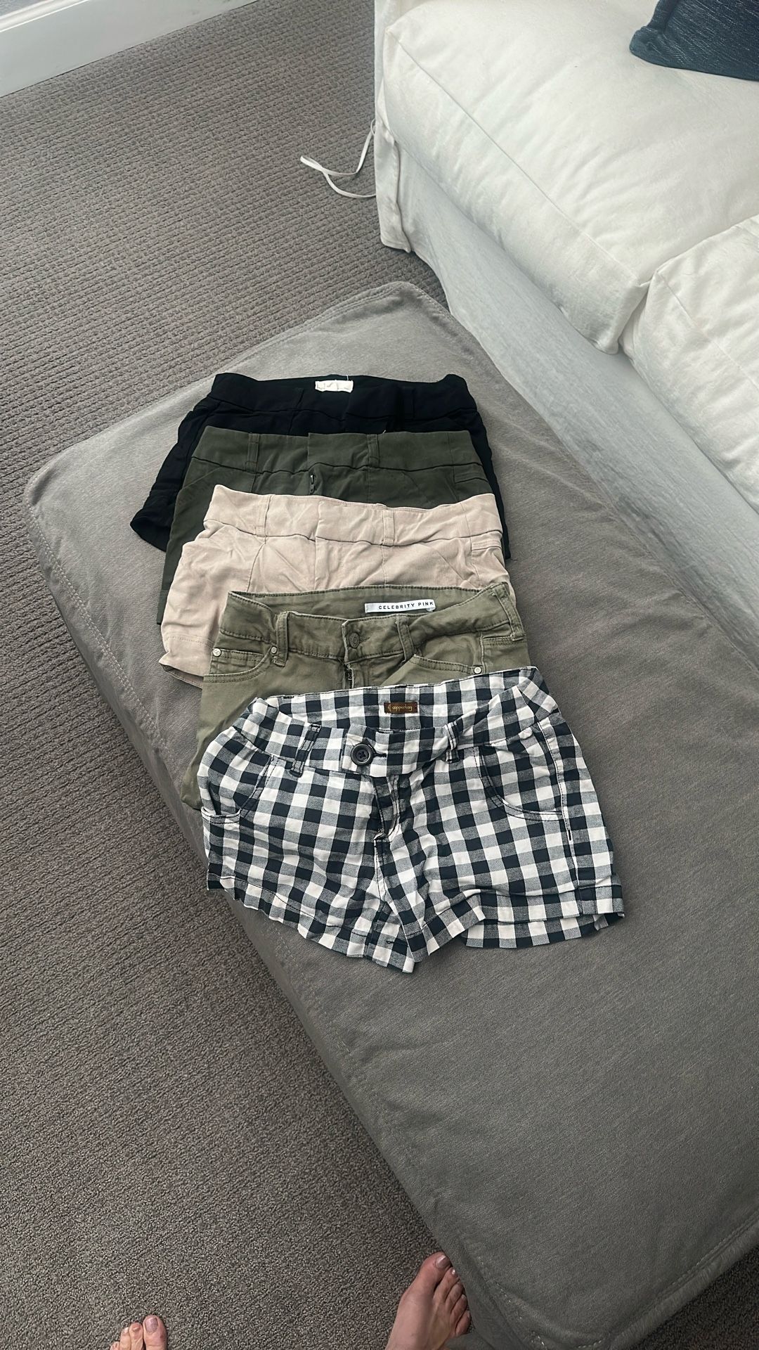 5 Pair Size 3 Shorts