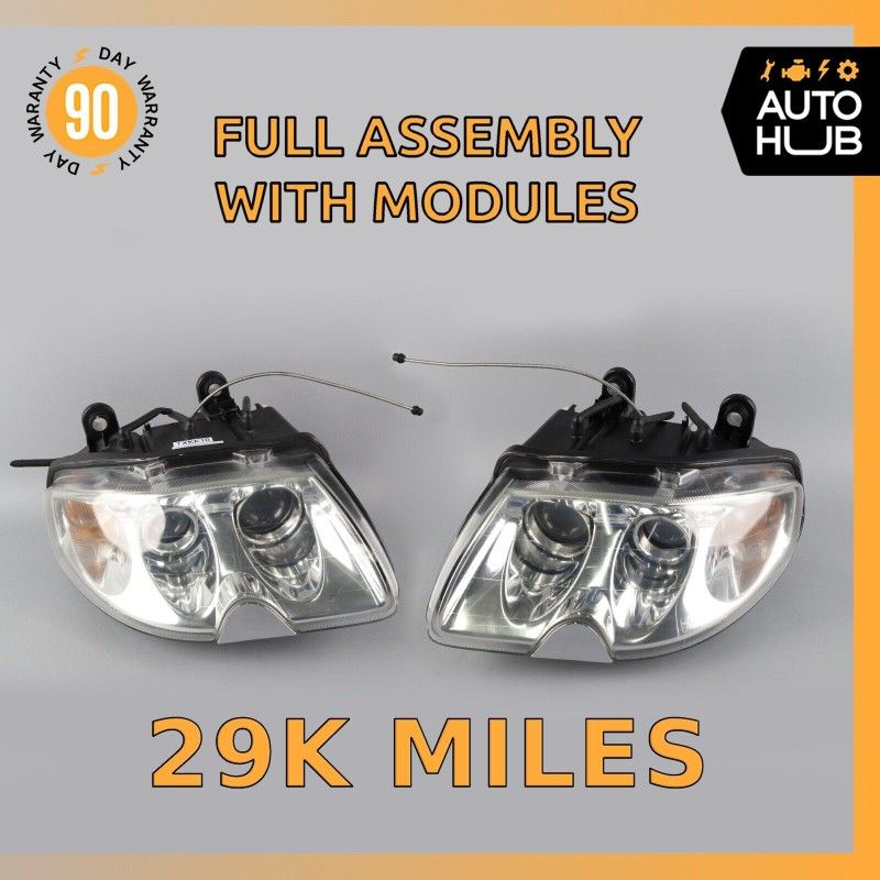 Maserati Quattroprote Front Left & Right Side Headlight Lamp Bi Xenon Set 29k