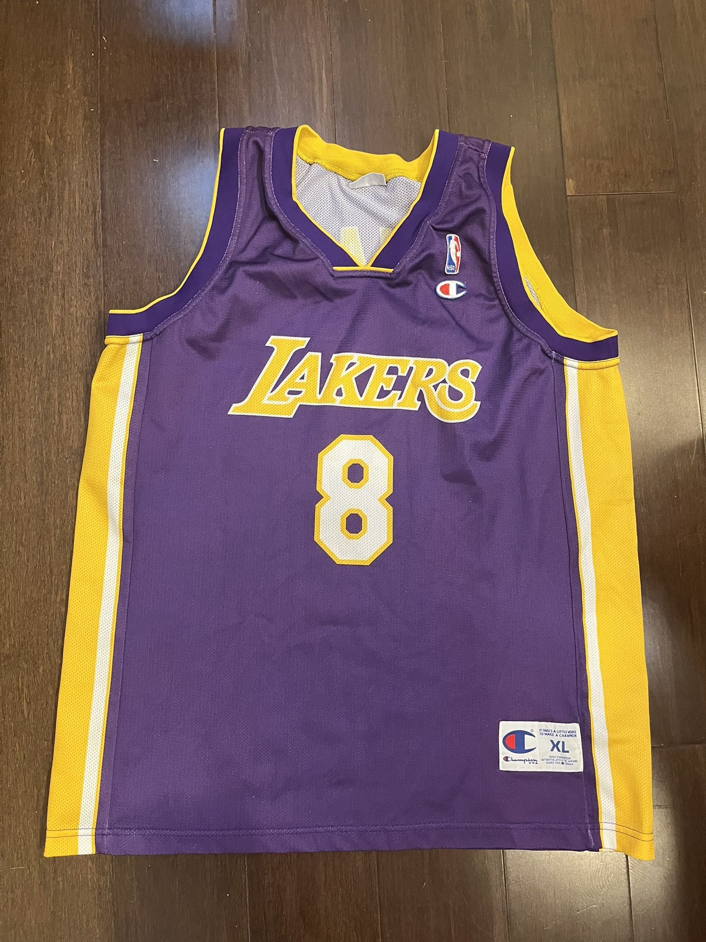 Los Angeles Lakers Kobe Bryant #8 Champion Jersey Vintage Size X Large