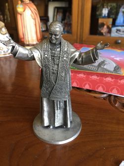 Pope, solid pewter from 2004