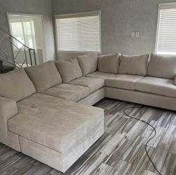 Living Spaces 2 Piece Sectional