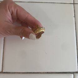 Gold Shark Ring 