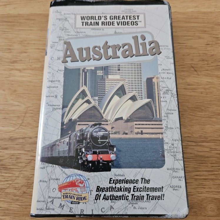 Australia VHS train ride video vhs #trainlover