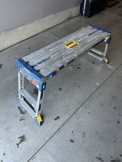 Work Bench Ladder Adjustable