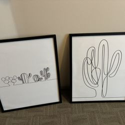 Cactus Art (framed)