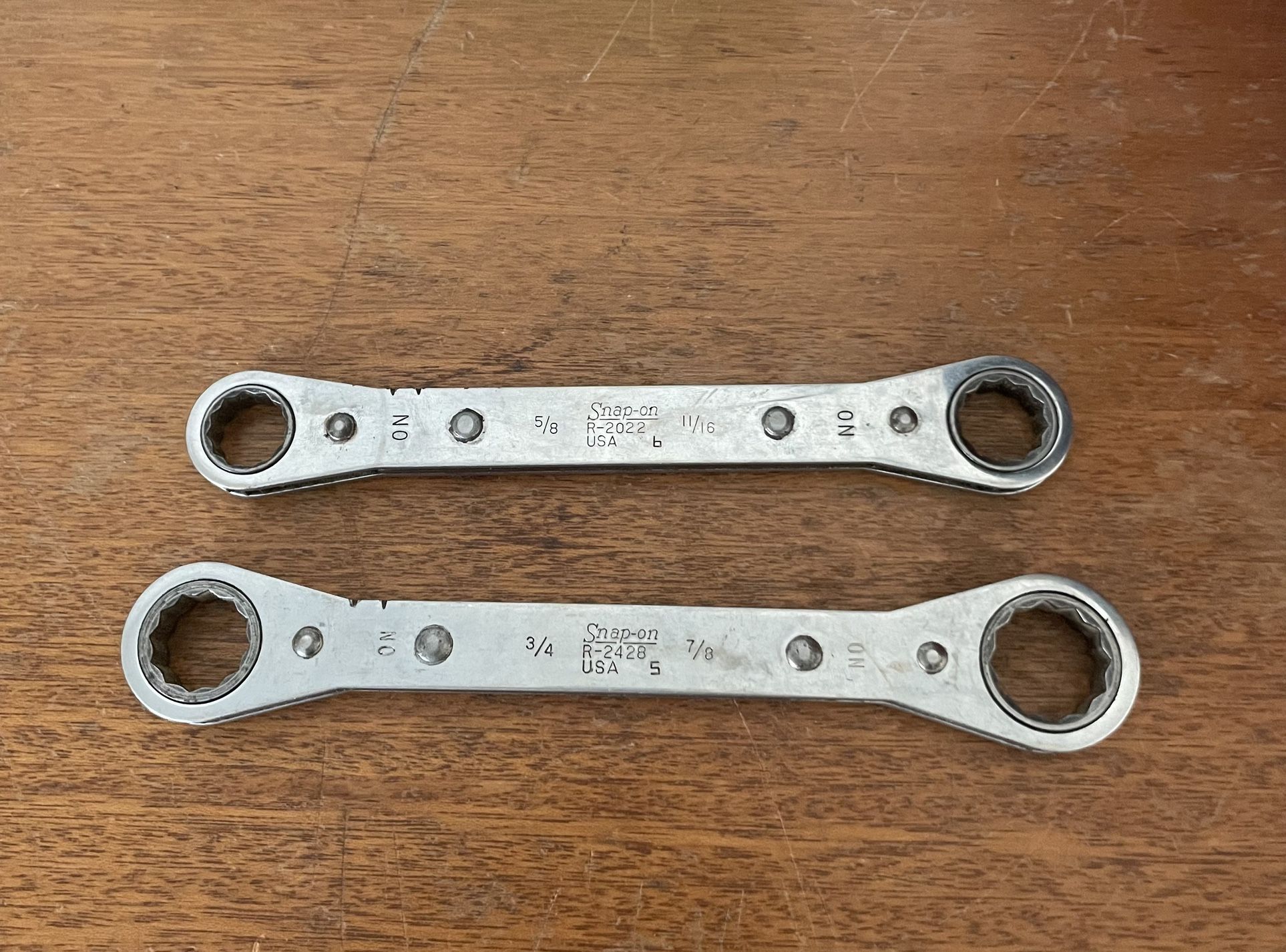 Snap-on And Ludell Box Ratcheting Wrenches