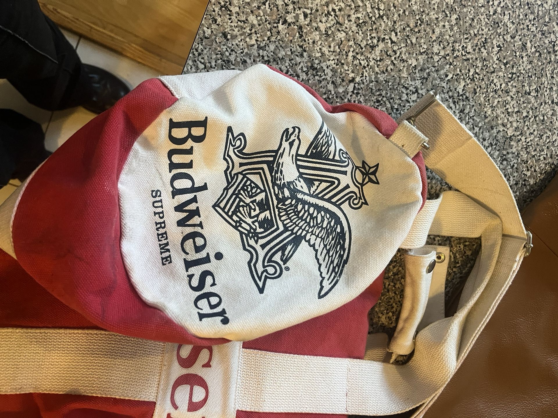 [レア]09ss  SUPREME  Budweiser Duffle Bag レア]09ss SUPREME Budweiser Duffle Bag