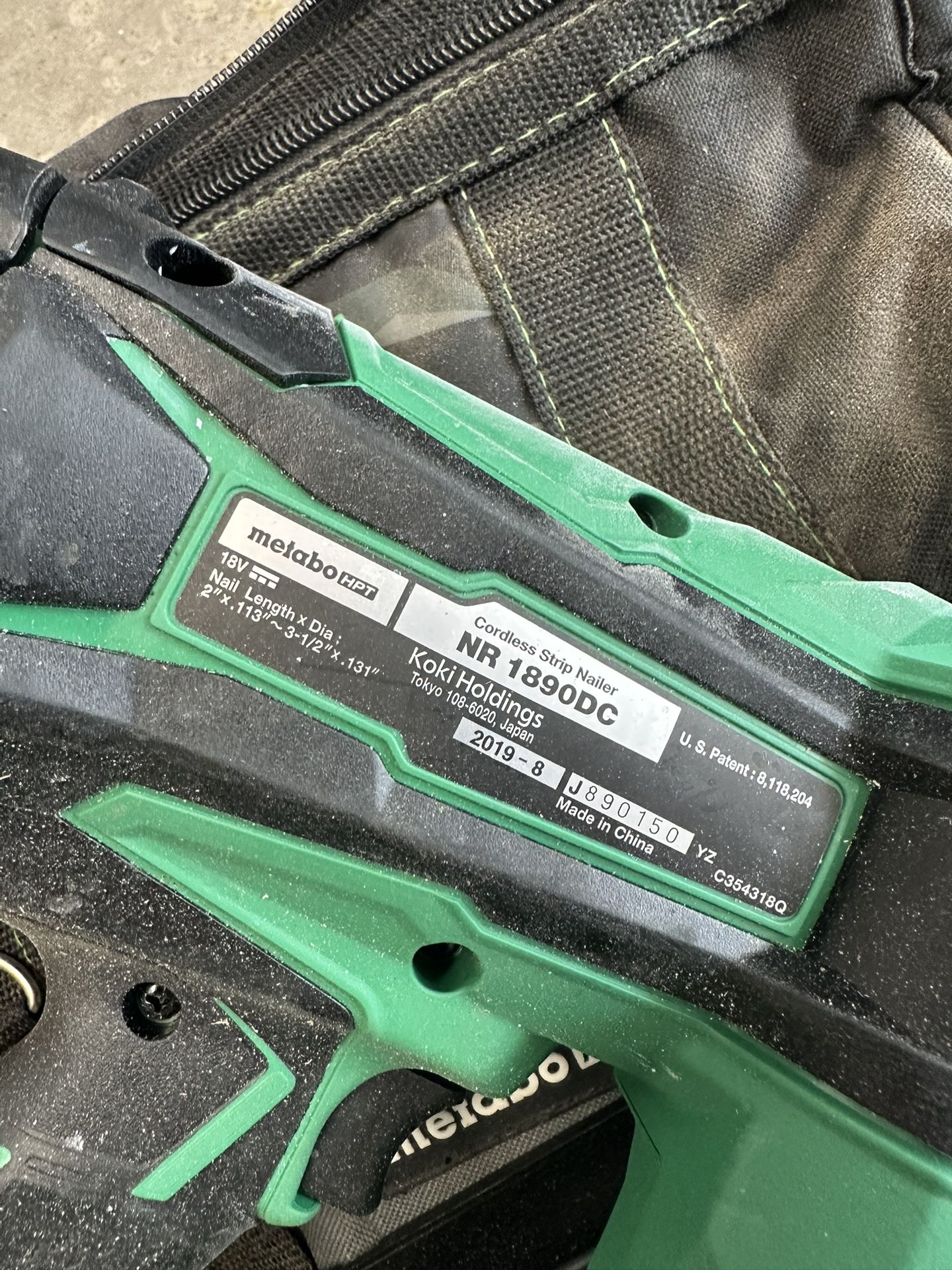Metabo Cordless Framing Gun