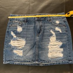 Blue Spice Denim Skirt