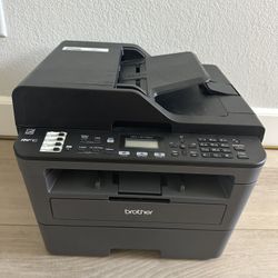 Brother Monochrome Laser Printer, MFCL2710DW, Wireless Networking, Duplex Printing