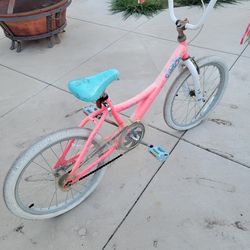 Bubble Pop Pink Blue Kids Girls Youth 20 Inch BMX Style Bicycle bike